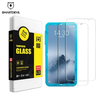 Перейти на Алиэкспресс и купить Защита экрана SmartDevil для Meizu 16 th plus 16X 16Spro note 8 9 Закаленное стекло пленка для мобильного телефона закаленное против отпечатков пальцев