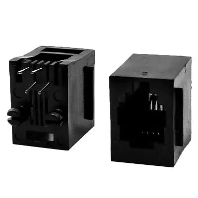 20 шт. RJ9 RJ10 RJ22 4P4C наконечник провода разъем Vert PCB Jack 15x11x15 мм