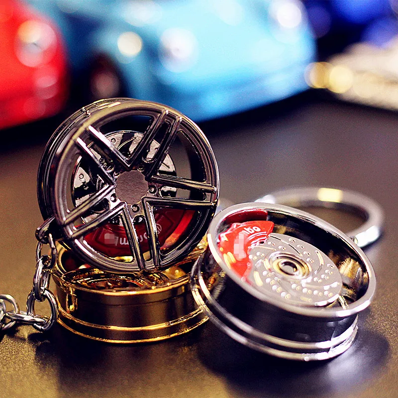 

Wheel Rim Hub Mini Keychain Key Chain Keyring Key Ring Pendent JDM Hellaflush Zinc Alloy Car Truck TE37 CVT MB Design