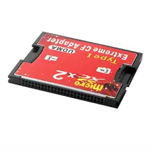 L многоцветный пластик и металл 42x35x3 мм 2x64G(макс.) 2 порта TF для SDHC К тип I 1 компактная флеш-карта CF ридер адаптер