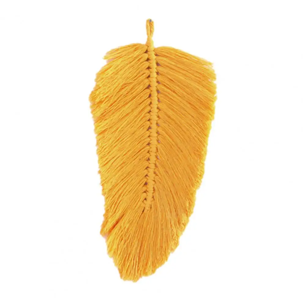 Wall Decoration Woven Feather Tapestry Workmanship Cotton Macrame Hanging Boho Leaf Home Ornament | Дом и сад
