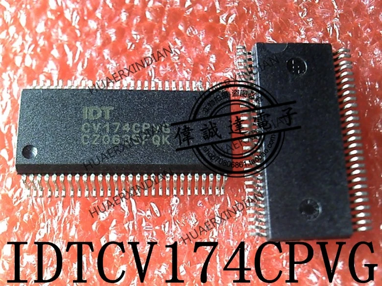 Новинка оригинальный IDTCV174CPVG CV174CPVG SSOP56 высокое качество реальная фотография |