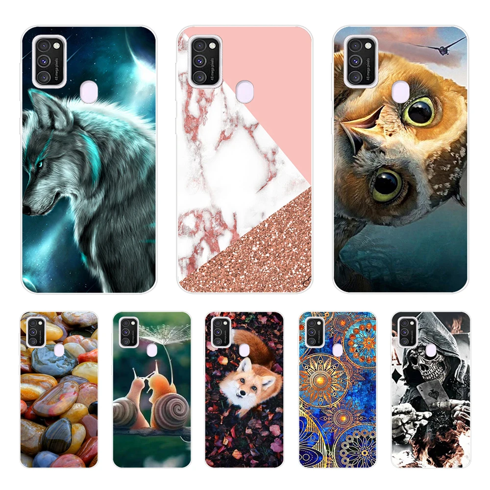For Samsung M21 Case 6 4 Inch Silicone Soft Back Cover For Samsung Galaxy M21 Case Cartoon Tpu Coque For Samsung M 21 Bumper Bag Mobile Phone Cases Covers Aliexpress