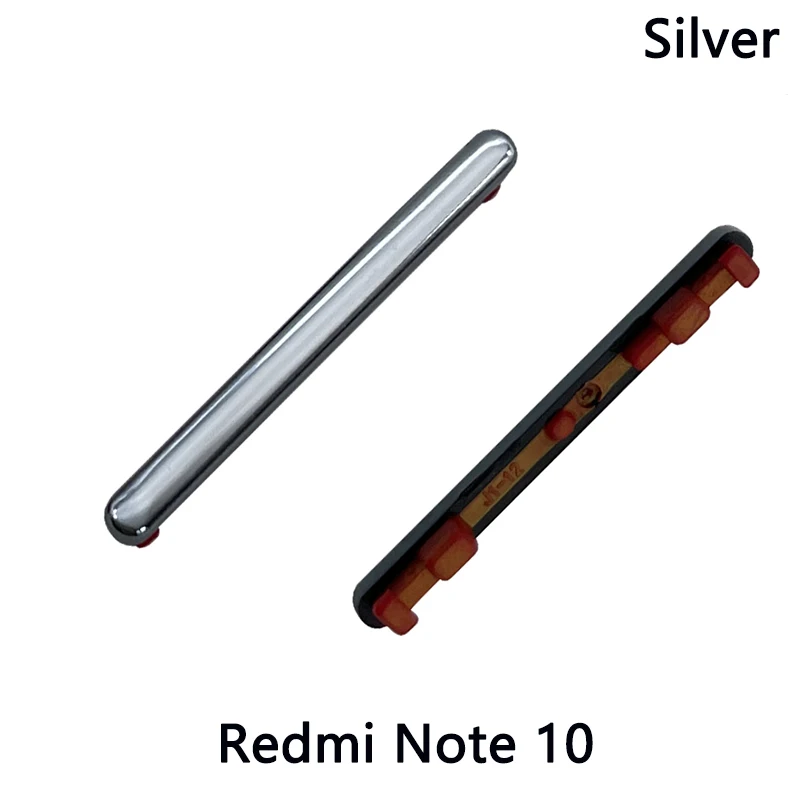 For Xiaomi Redmi Note 9S Side Key Volume Buttton + Power On / Off Side Key Set For Xiaomi Redmi Note 10 Pro Volume Side Button cell phone housing Housings & Frames