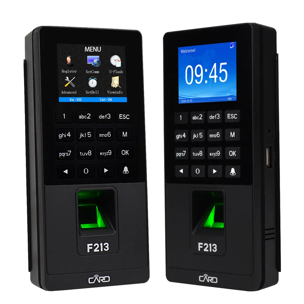 Отпечатков пальцев RFID Клавиатура TCP/IP/USB биометрический контроль доступа системы программного обеспечения времени часы посещаемости машины+ U диск+ 10 брелоков