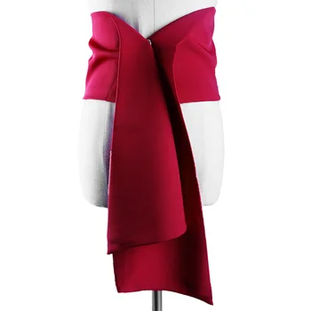 

Ultra-wide Elastic Girdle Women Slim High Waist Decorative Super Hanging Fabric Female Belts With Buckle Solid Color Cummerbund