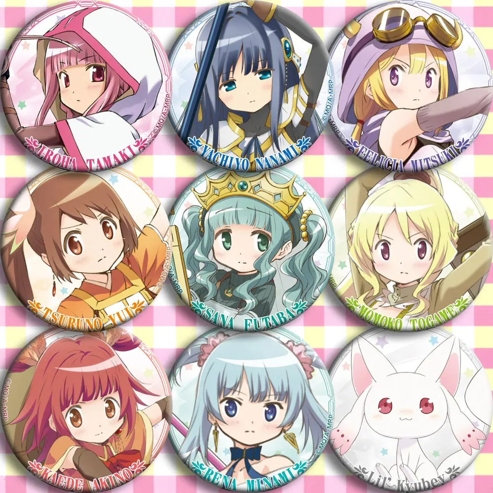 Японское аниме Puella Magi Madoka Magica Ilia значок косплея Коллекция мультфильмов рюкзаки
