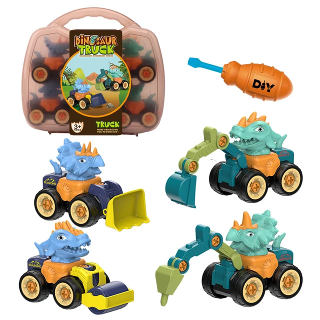 Nut Disassembly Construction Toy Engineering Truck Car Excavator Screw Building Bricks Boys Creative Education DIY Kid Toys Gift 1