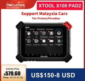 

XTOOL X100 PAD2 Malaysia Diagnostic Tool Auto Diagnostic Tool Code Reader Key Programmer For Proton For Perodua Best ez400 pro