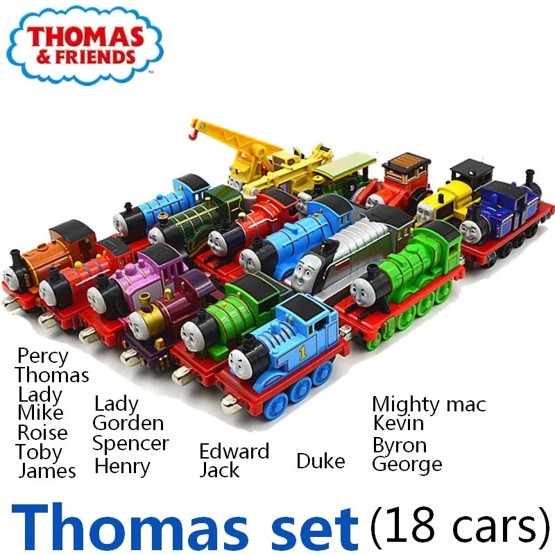 

Genuine Thomas and Friends Classic Carton Role Model James Gorden Percy Plastic Magnetic Track Car Boy Toy Birthday Gift