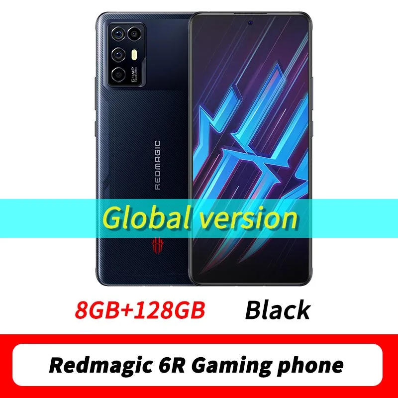 laptop ram Global Vesion Nubia RedMagic 6R 5G Gaming Mobile Phone 6.67 Inch 144Hz Snapdragon 888 Octa Core 30W SuperCharge Red Magic 6R 8gb ddr3 8GB RAM