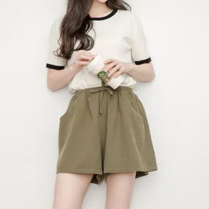 Повседневное крутая юбка-брюки - Цвет: Army green