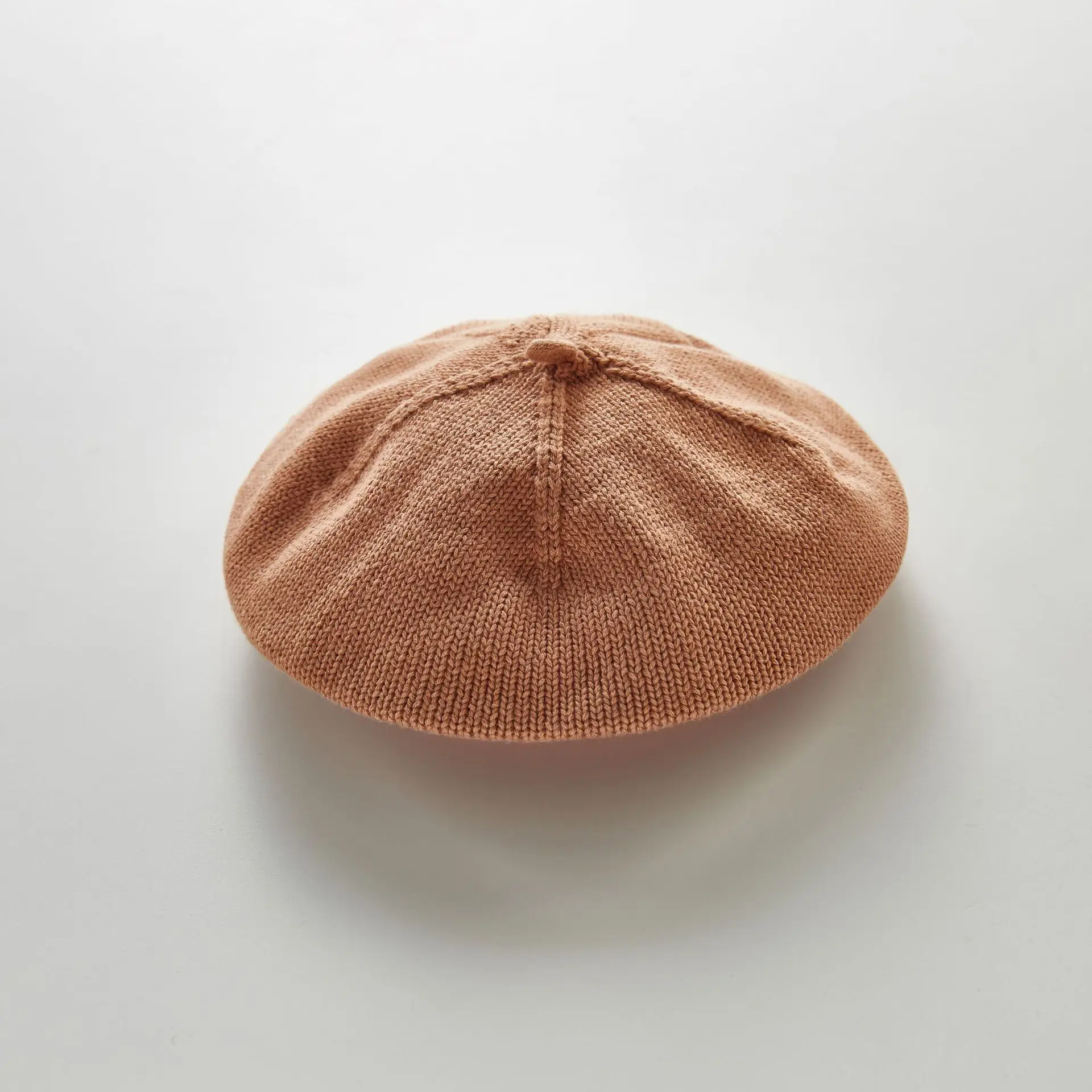 light brown hat