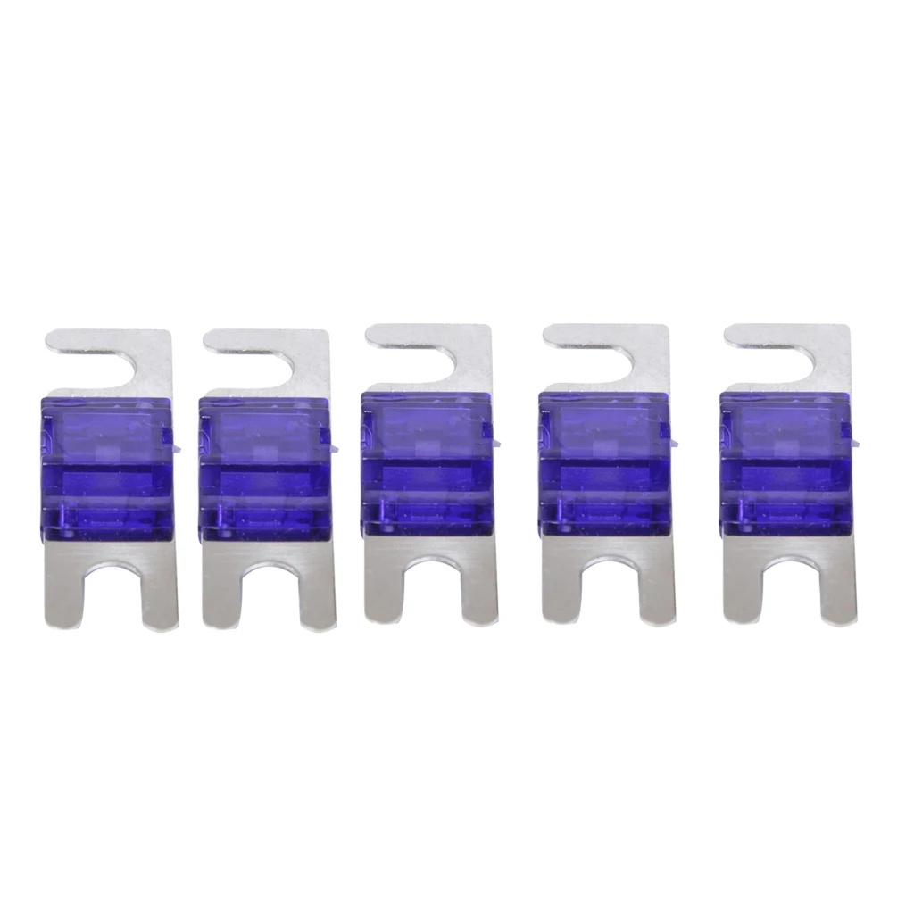 10pcs 100A+80A High Quality Nickel Plated Car Audio Mini ANL Type Blade Fuse