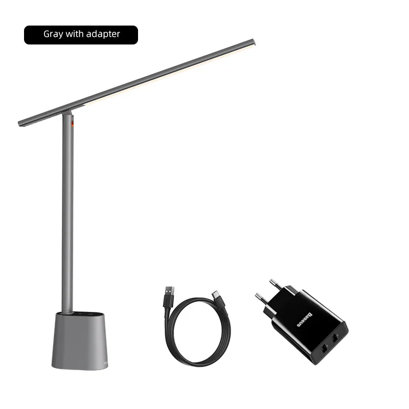 night lamp Baseus LED Desk Lamp Smart Adaptive Brightness Eye Protect Study Office Foldable Table Lamp Dimmable Bedside Read Night Lights unicorn night light Night Lights