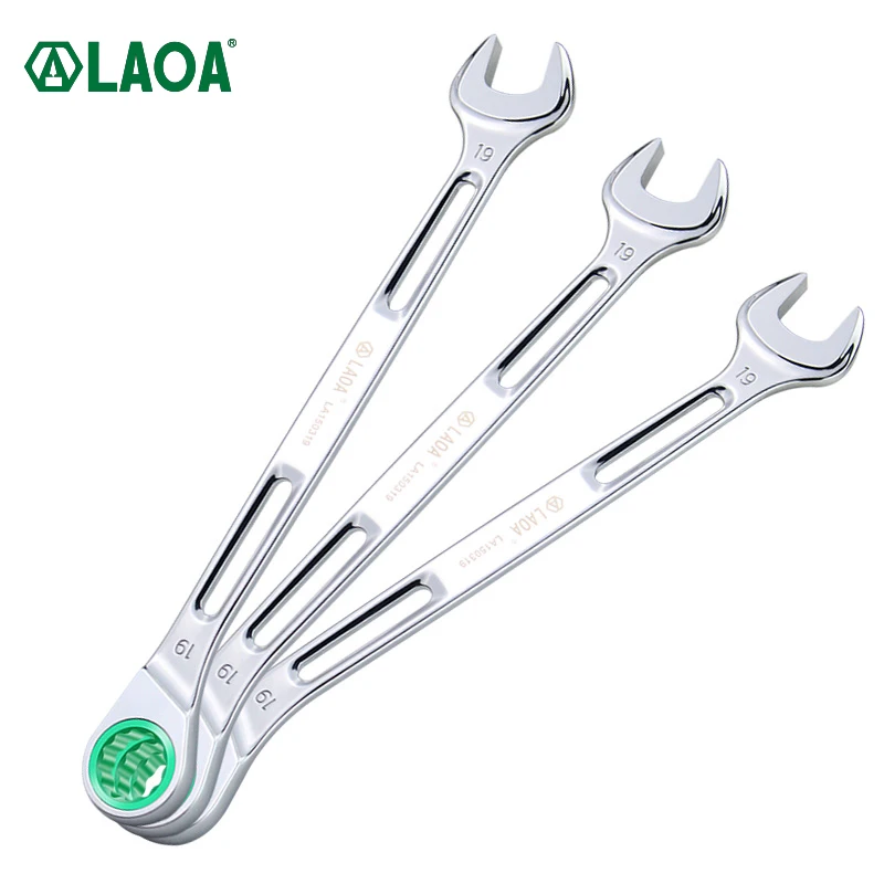 LAOA набор метрических гаечных ключей с трещоткой для ремонта автомобиля гаечные