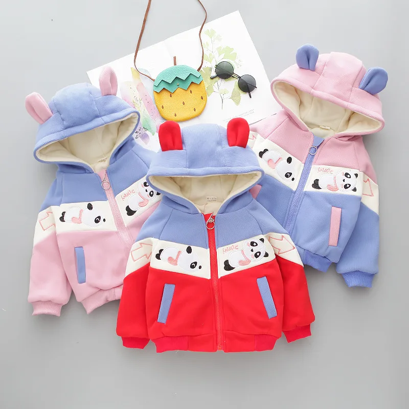 Розничная! детский зимний костюм для 1-4 лет, зимний кашемировый плотный теплый костюм с Микки Маусом для маленьких девочек и мальчиков, одежда для маленьких девочек