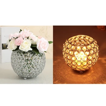 

6Pack Crystal Bowl Candle Holders for Aromatherapy, Weddings, Party Favors Table Centerpieces for Holidays