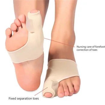 

8PCS/SET Hallux Valgus Corrector Alignment Toe Separator Metatarsal Splint Orthotics Pain Relief Foot Care Tool