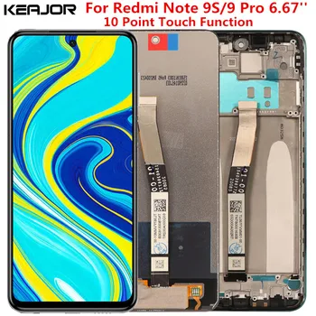 

For Xiaomi Redmi Note 9S Lcd Screen Tested Lcd Display+Touch Screen Replacement On For Redmi Note 9 Pro/Note 9 Pro Max 6.67inch