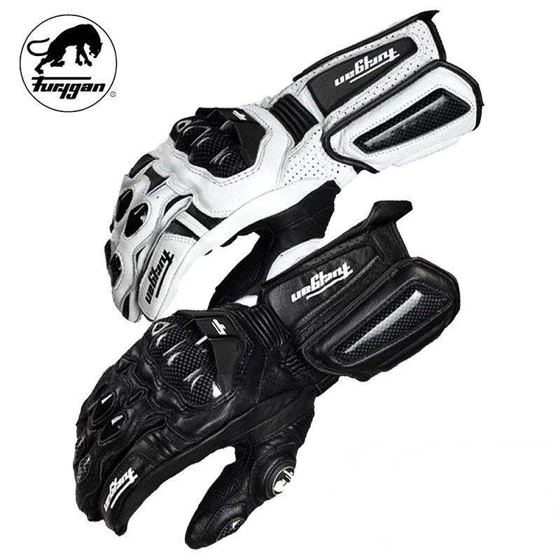 Motorcycle leather carbon fiber gloves Furygan cross-country mountain bike motorcycle gloves riding motorcycle rider cycling gloves motorcycle gloves sports gloves leather motorcycle gloves