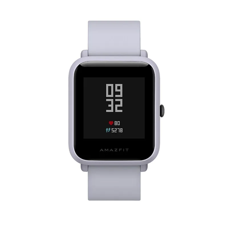 Huami AMAZFIT Bip/Bip Lite умные часы Bluetooth GPS умные часы монитор сердечного ритма спортивный трекер IP68 международная версия - Цвет: Light Gray