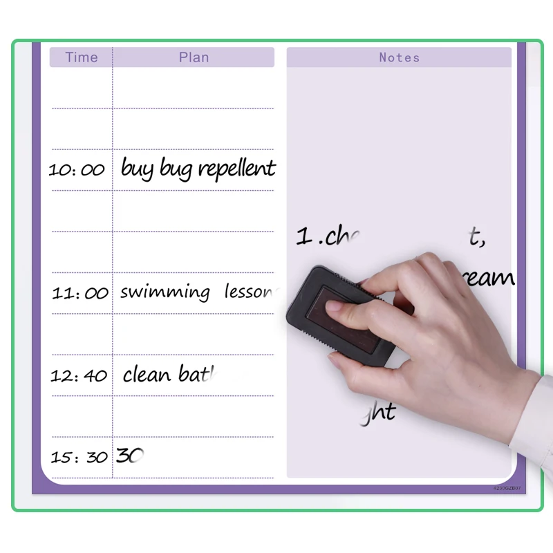 42x30 см магнитная доска стираемая ежедневник время записи расписание, чтобы сделать список, органайзер доска для сообщений для холодильника