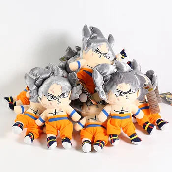 

Dragon Ball Z Super Saiyan Son Goku Ultra Instinct Mini Plush Dolls Soft Stuffed Toys 10pcs/lot