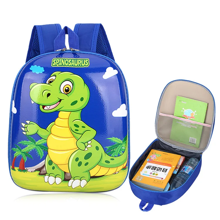 

Kindergarten Bag 3-6-Year-Old Men's Women's Cartoon Shoulder Burden Relieving Printed Logo Anti Lost CHILDREN'S School Bags