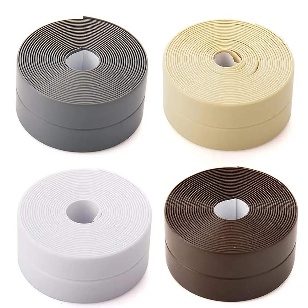 

Water Strip Window Sill Kitchen Gluten-Free Wash Basin Sink Waterproof Stickers Self-Adhesive Glass Door Cabinet Sticker