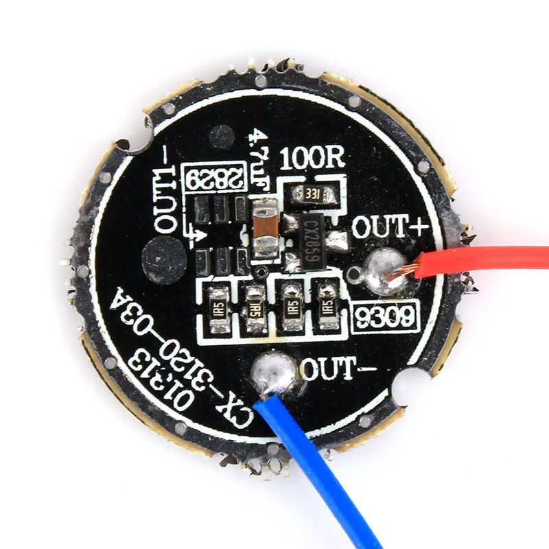 P22 Flashlight Circuit Board 3.6V 3 Modes 20MM Diameter Torch Drive Board for 1W 3W 5W LED afbeelding