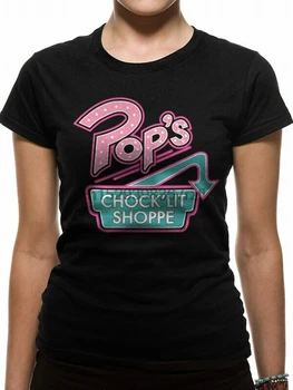 

Riverdale Pops Shoppe Retro Official Southside Serpents Womens Black T-shirt