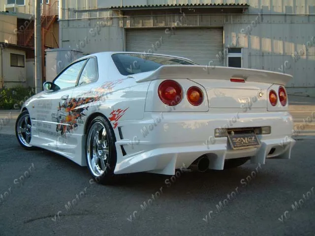 1999-2002 Nissan Skyline R34 GTT 2D Bomex Style Bodykit FRP (4)