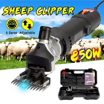 

850W AC 110-220v Electric Sheep Dog Pet Hair Clipper Animal Shearing Supplies Goat Alpaca Farm Cut Machine with 6 Speed