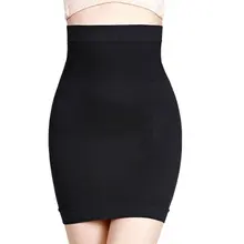 NY112 Высокая талия для женщин для похудения живота контроль короткое платье бесшовный животик контроль попа тела формирователь