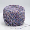 New Arrival 250g Shiny Gold Silver Silk Colorful Space Dye Fancy Metallic Yarn Hand Knitting Thin Crochet Weaving Thread Z3910 2