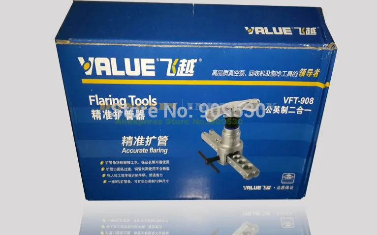 Free shipping New Arrived VALUE  9 Diameter Flaring Tool VFT-908 Metric and Inch Hole Meet Your Requirements