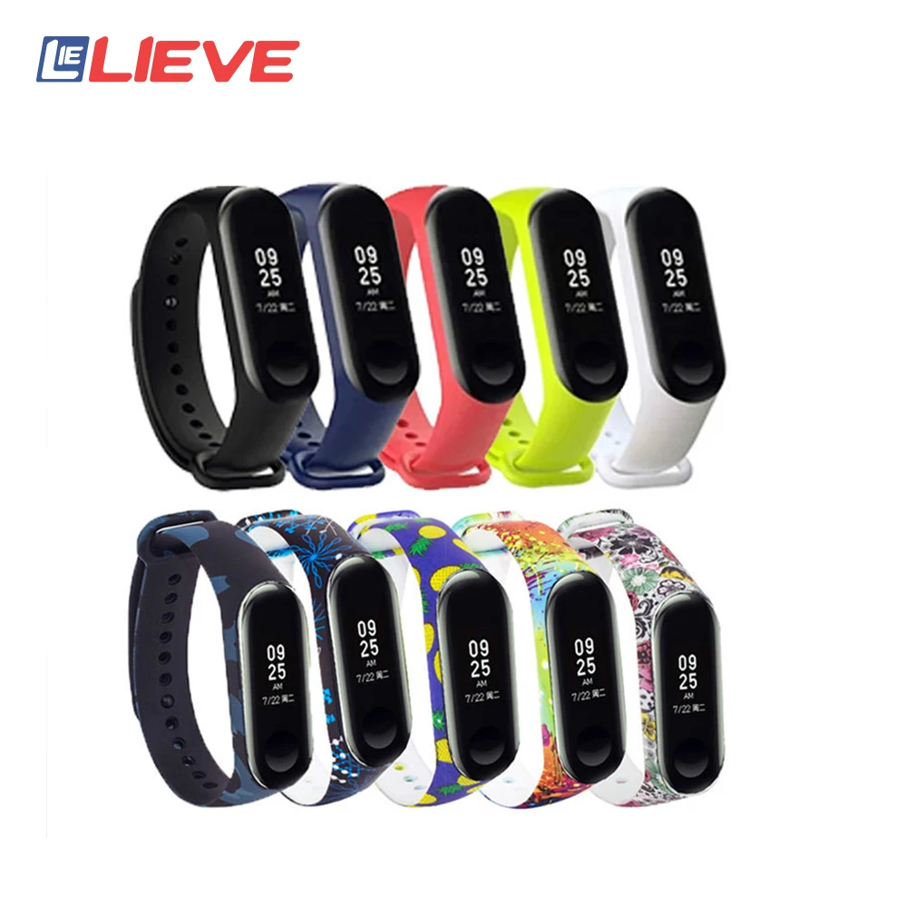 

Bracelet For Xiaomi Mi Band 4 3 Strap Watch Silicone Wrist Strap For Xiaomi Mi Band Strap Wriststrap Bracelets For Mi3 4