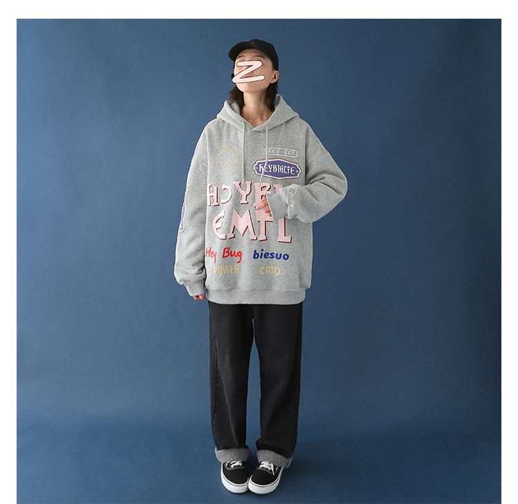 Sudaderas mujer ropa mujer осенние толстовки женские пуловеры с принтом топы зимние женские модные толстовки Harajuku