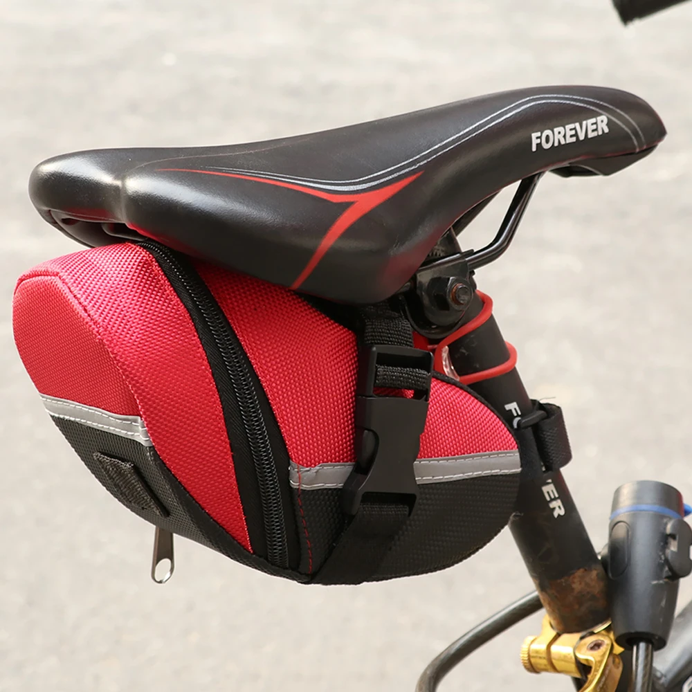 Bicycle Bike Waterproof Storage Saddle Bag Seat Outdoor Cycling Tail Rear Pouch