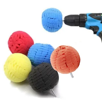 

5pcs/Set Metal Car Polishing Waxing Sponge Tool Attach-To-Drill Power Ball High Quality Material