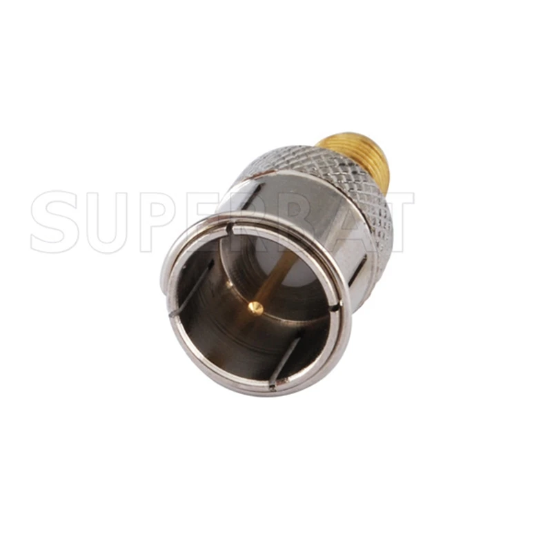 Superbat 5pcs SMA Female to DVB-T Male DVB-T TV-Tuner Antenna Connector for TV-Tuner DVB-T TV Tuner Antenna Coaxial Connector