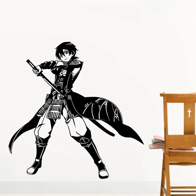 Sword Art Online Wall Decal Sao Vinyl Stickers Decor Home Decoration Anime Car Sticker | Дом и сад