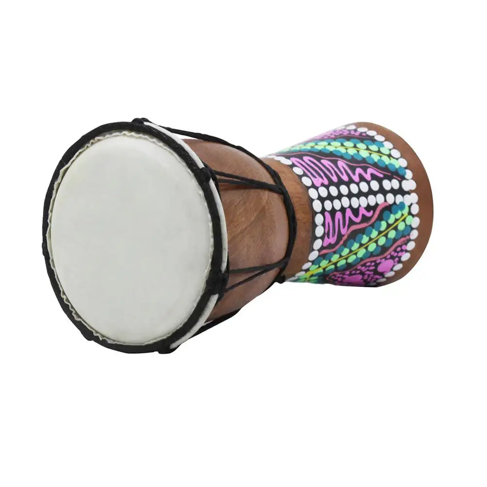 IRIN 4 дюйма Djembe Профессиональный деревянный музыкальный инструмент в африканском