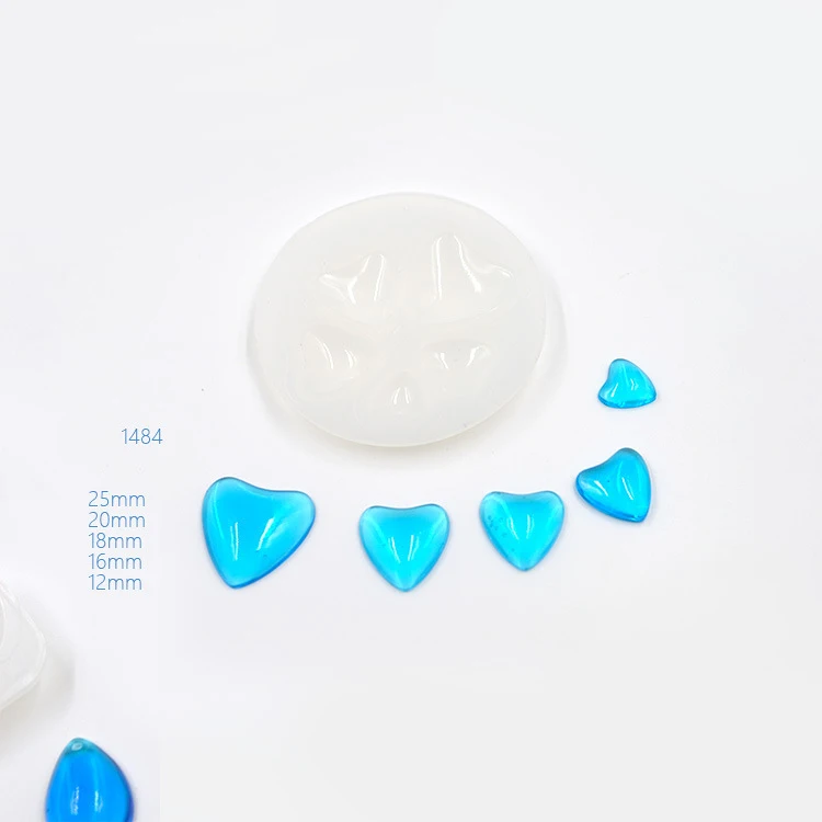 1484 Popular1PC бусины в форме капли воды мяч для смолы эпоксидные украшения пресс-формы DIY ручной работы для ювелирных аксессуаров - Цвет: 1484