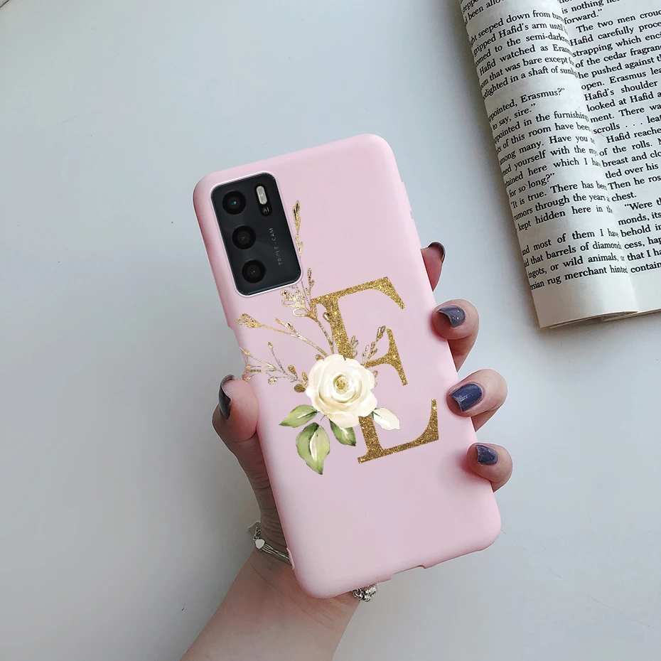 casing oppo For Oppo A16s Case Cute Letters Cover For Oppo A16 A 16 s OppoA16 Soft Silicone Case For Oppo A16 CPH2269 TPU Fundas 6.52" Coque best case for android phone