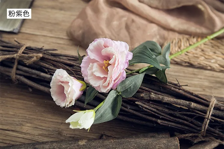 Три имитация platycodon Grandiflorum цветы в Гостиная, декоративный цветок для дома декоративные цветы - Цвет: 4