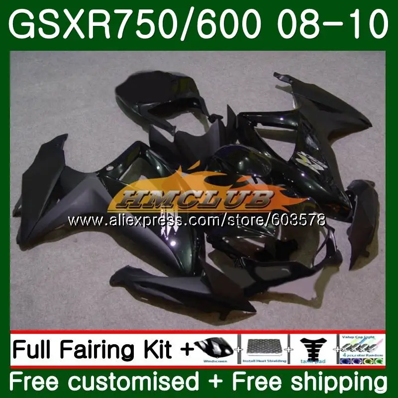 Средства ухода за кожей для SUZUKI GSXR 750 600 08 GSXR750 08 09 10 черный 7CL. 83 GSX-R600 GSXR-750 K8 GSXR600 2008 2009 2010 обтекатели