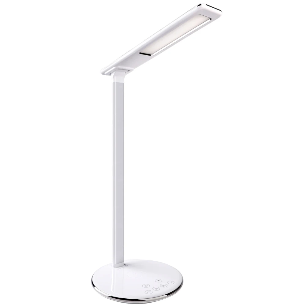 LED Touch Table Desk Lamp 2In1 QI Wireless Charging Creative Eye Protection MultiFunction Reading Light For Mobile Phone charge