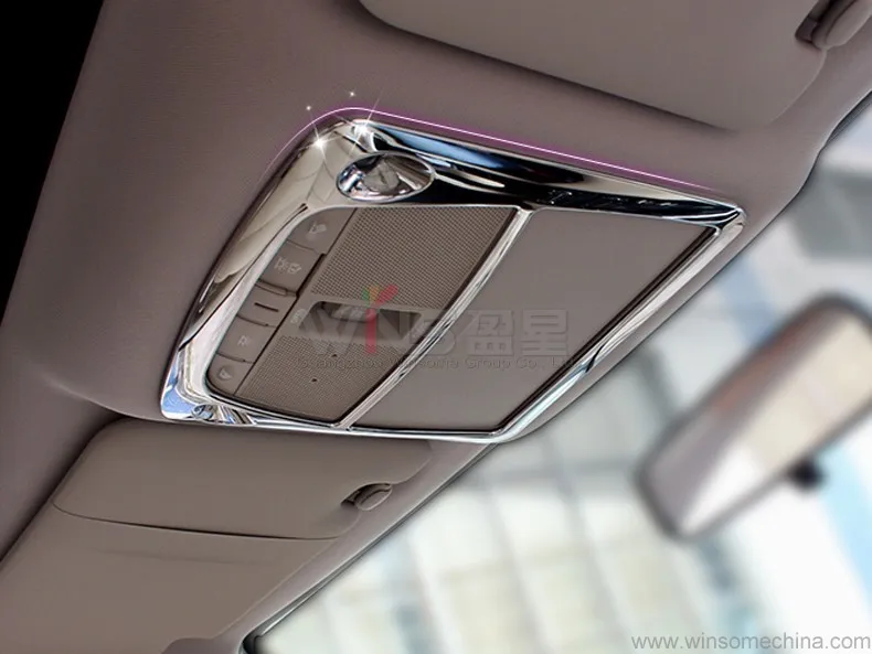 Хромированное серебро для Nissan X-trail Rogue 2.5L крышка лампы для чтения аксессуары для укладки 3 шт